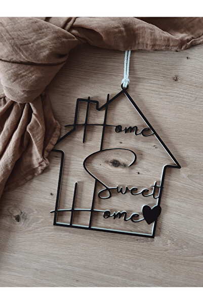 MYA DESİGN JEWERLY 3D Home Sweet Home Door Ornament