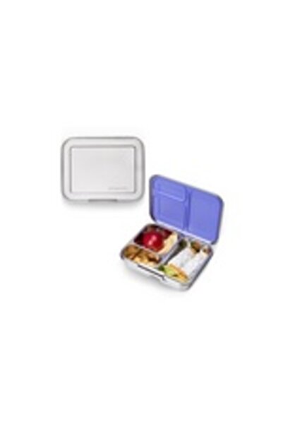 zmzm Lunch Box Stainless Steel 3 Compartments by Easy Kids, 1750ml