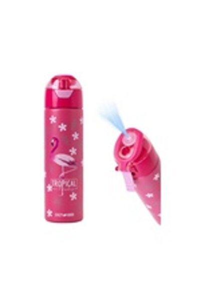 zmzm زجاجة مياه معزولة من الفولاذ المقاوم للصدأ مع بخاخ من إيزي كيدز، طبعة اس...