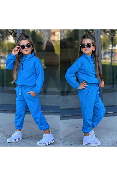 Bisahane Κοριτσίστικο Σετ Φόρμας με Φερμουάρ