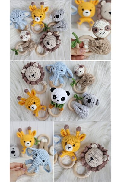 LANDOFACCESSORY 7 cm Amigurimi Çıngırak Halkası 1.Kalite 3 Adet