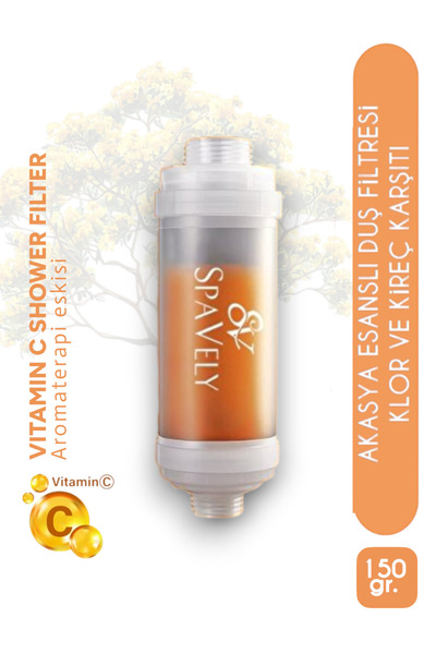 Luluyen Spavely Akasya Esanslı Duş Başlığı Filtresi Arıtması Güney Kore Menşe...