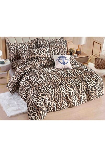 TECOS Set of 6-piece Leopard Print Bedding for 2 persons, Tecos®