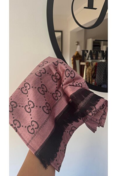 Miorel Scarfs G Desen Kaşmir İpek Şal Çift Taraflı Silk Cashmere Shawl