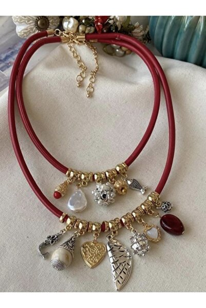 Butik Beaded Colorful Retro Necklace