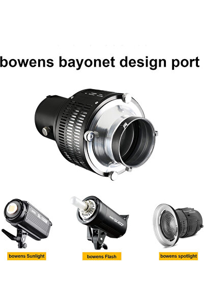 OEM Flash Diffuser with Focusing Snoot Reflector with Bowens Mount Metal for Artistic Effect Photography