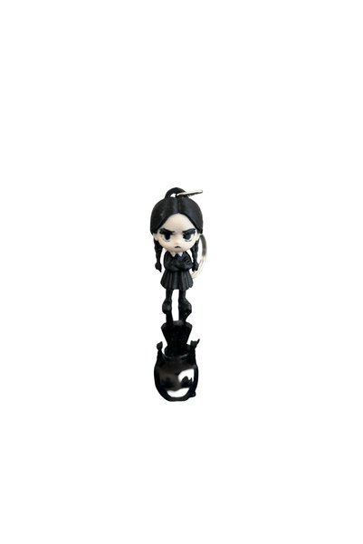 3D Dükkanı Wednesday Addams Figure Keychain