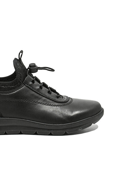 Rieker Low ankle boots with elastic edge, Rieker, black, leather