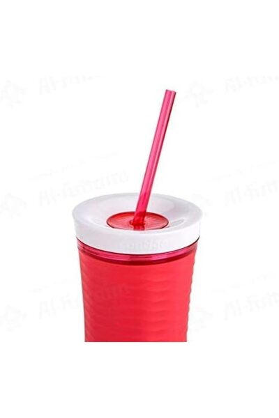 Contigo Shake & Go Water Bottle by (530ml, Pink)