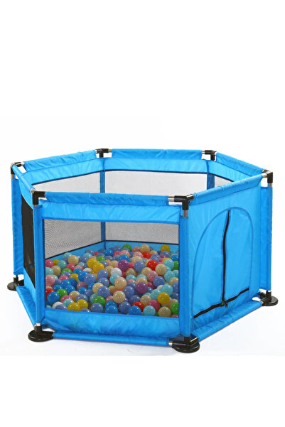 Picodino Baby Play Yard – Safety and Fun + 30 Balls, Blue