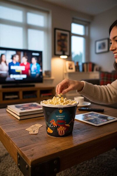 Karin Popcorn and Chips Corn Bucket Cinema