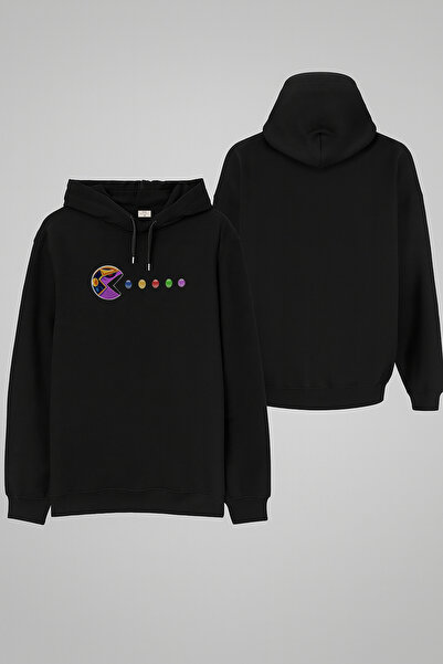 MODA Πλανήτες με τύπωμα Φούτερ με κουκούλα για ενήλικες με κουκούλα