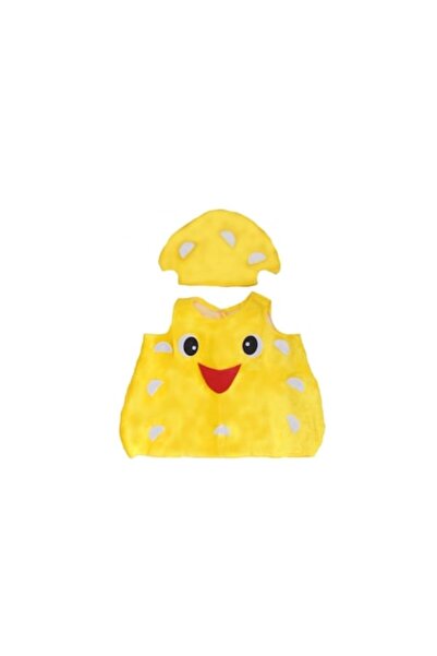 OEM Costum pentru copii, Ananas, Galben, 3-7 ani