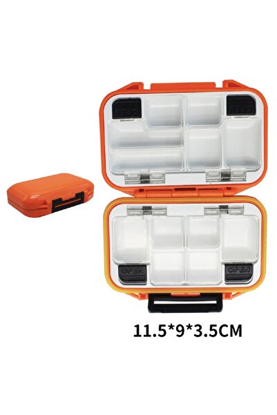 Bozok balıkçılık balıkçı kutusu, olta çantası ( 11,5X9X3,5 Küçük beden 12 gözlü )