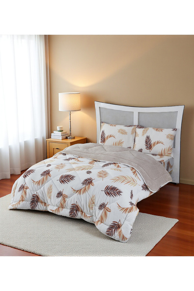 Arma Concept Double Wellsoft Quilt Sleeping Set 195X215 & 4 Pillowcases & Fitted Sheet with Elastic