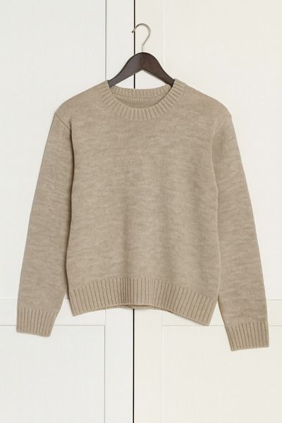 CLOUDY WEAR&DESİGN Унисекс пуловер с дълъг ръкав и обло деколте за момчета и момичета