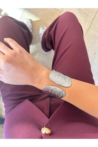 Unzilee SİLVER RENK ÇOK ŞIK MARKA MODEL KELEPÇE BİLEZİK