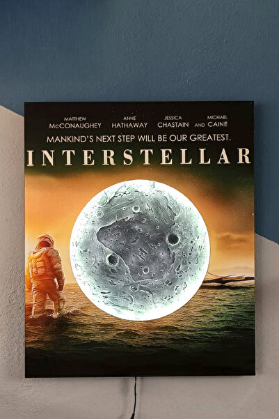 Woodnity El Yapımı Özel Tasarım Ay Tablosu | Işıklı Duvar Sanatı | Hollywood ...