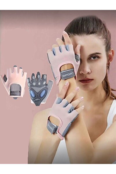 BGA kadın silikon destekli spor yoga fitness egzersiz eldiveni