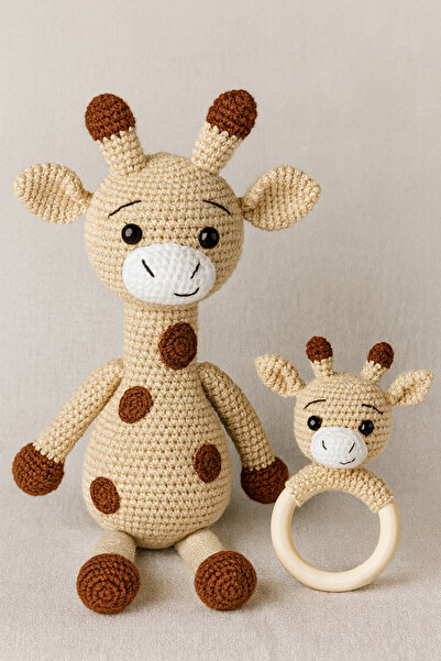 Bohem vitrin Uyku Arkadaşım Zürafa,bebek hediyelik,amigurumi oyuncak