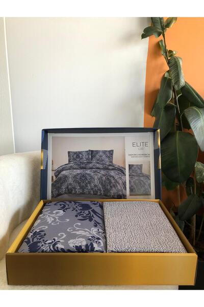 Bikaya Home Set de lenjerie de pat dublu New Box |   Cearșaf de pat fără elastic |   Utilizare zilnică |   Cutie de lux |   Poșta de nuntă