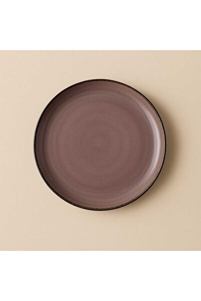 Joie Maison Terra Seramik Servis Tabağı Kahverengi (24cm)