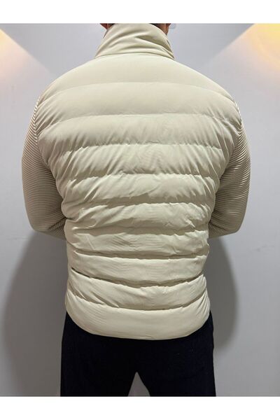 Lost Trend Krem Erkek Mont