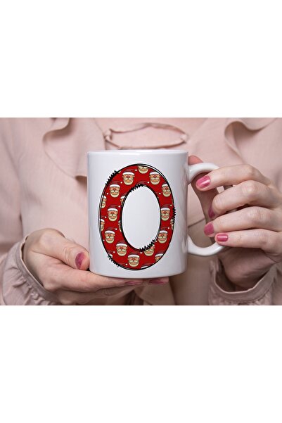 Beramussa كوب على شكل حرف O، كوب قهوة بتصميم سانتا كلوز لعيد الميلاد، هدية عي...