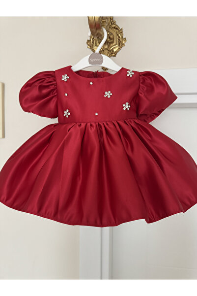 SPRINCO Children's Red Stone Dress