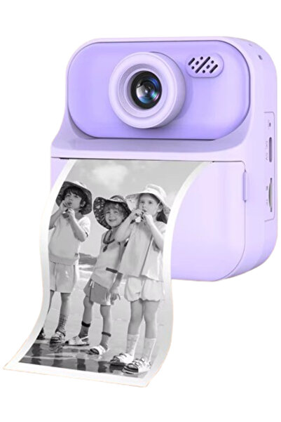 VALA Aparat foto copii cu printare instant copii, V 900®, Dual Camera cu Selfie, Rezolutie foto 48M