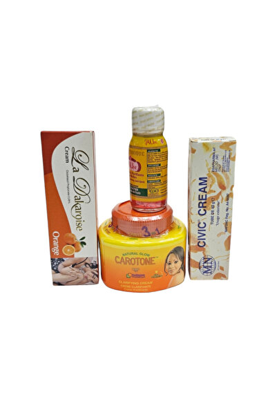 Carton مجموعة تفتيح وتوحيد لون البشرة 4قطع