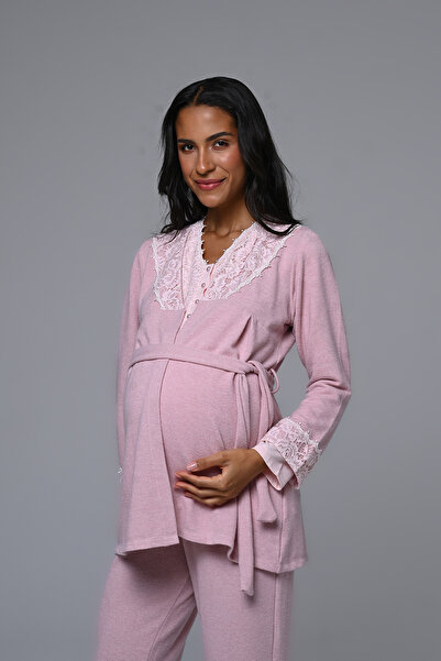 Lohussa Set de pijamale pentru femei, cu dantelă specială de iarnă, cu design...