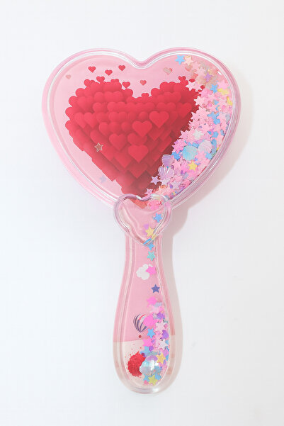 MakeWell Pieptene pentru copii în formă de inimă cu design inimă, fluture, no...