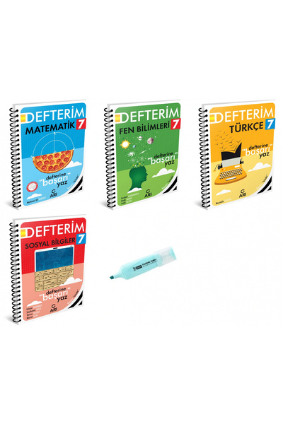Arı Yayıncılık 7.Sınıf Matematik Fen Bilimleri Türkçe Ve Sosyal Bilgiler Akıl...