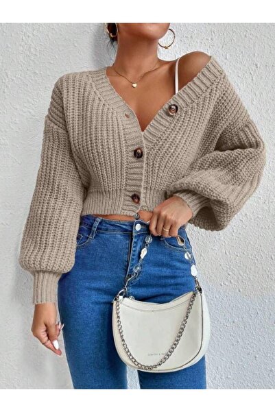 efraim giyim Women's Knitwear Buttoned Cardigan