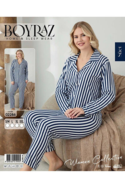 Kocabey Women's Suede Long Sleeve Pajama Set