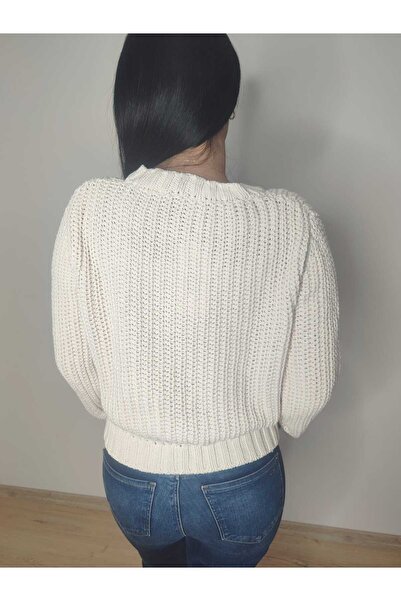 Enga Vera Kadın Selanik Düğmeli Regular Fit Triko Hırka Standart Kalıp(Sade ve Şık)