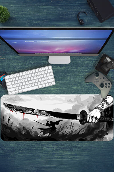 urzuva Steel of Dragon Second Gaming Oyuncu Mouse Pad 80x30 cm 3mm Mousepad