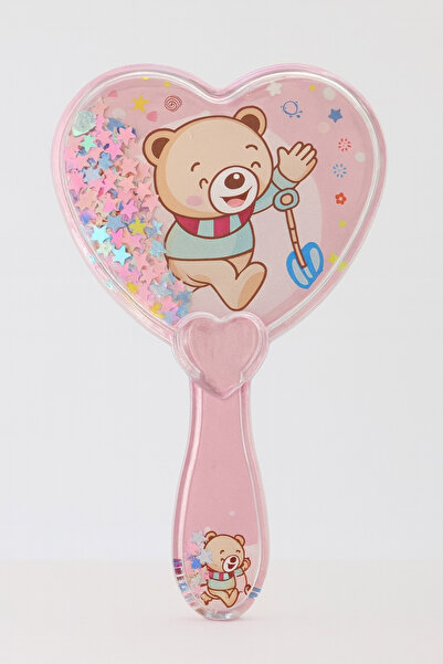 MakeWell Pieptene pentru copii în formă de inimă cu design inimă, fluture, no...