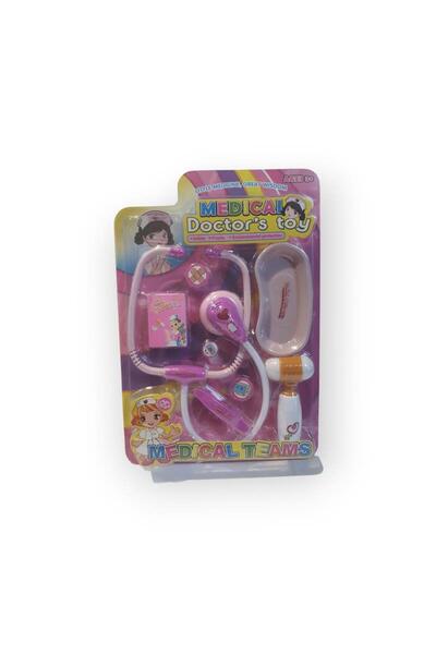 Erka MEDİCAL DOKTOR'S TOY IŞIKLI SESLİ PEMBE DOKTOR SETİ