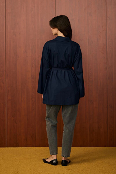 Merwish Madrid Stylish Shirt-Navy Blue