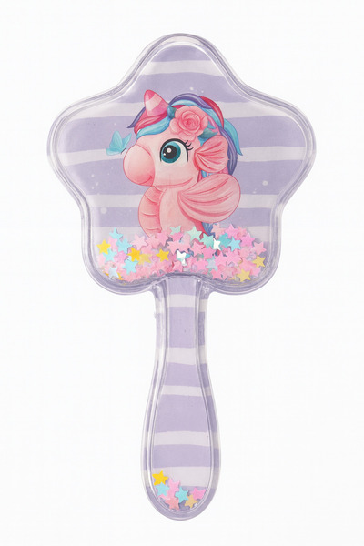 MakeWell Unicorn Tavşan Ahtapot Kedi Tasarımlı Yıldız Şekilli Çocuk Tarağı