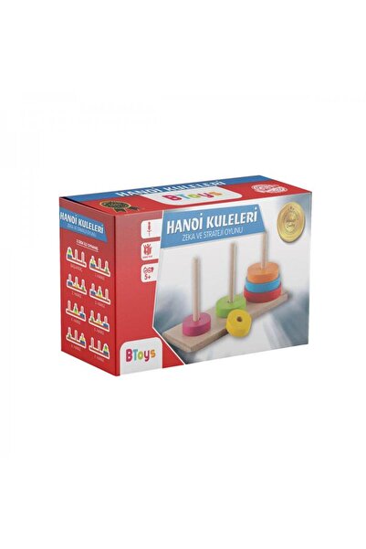 BToys أبراج هانوي الخشبية الملونة 5027
