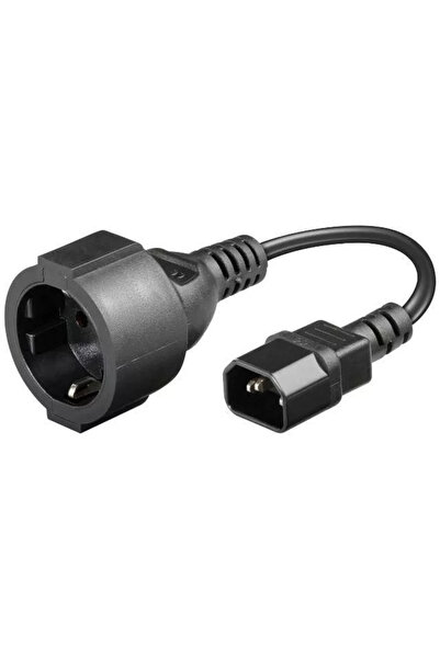 OEM Goobay UPS-Priza IEC320C14 to Schuko 23cm mother adapter cable Goobay