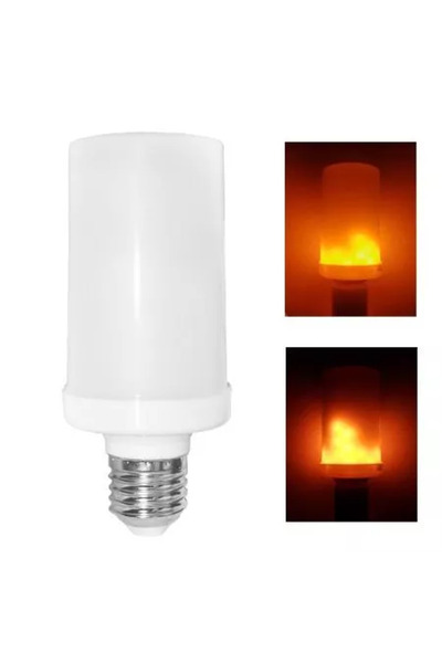 OEM LED bulb 4W E27 1800K warm white with flame effect V-TAC