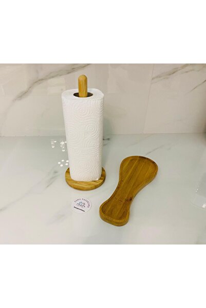 FAMU PAZARLAMA Paper Towel Holder and Counter-Top Dirty Spoon Holder & Scoop ...