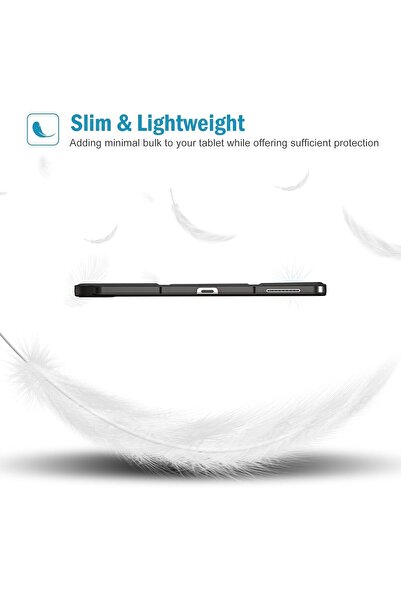 HYX Cover for Galaxy Tab S6 Lite 10.4 with S Pen Holder, Slim Trifold Stand Folio Case