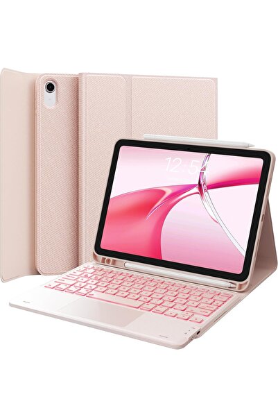 HYX Case with Keyboard for iPad 10 Generation/11 Generation A16 2025, 7 Colours Lighting, Multi