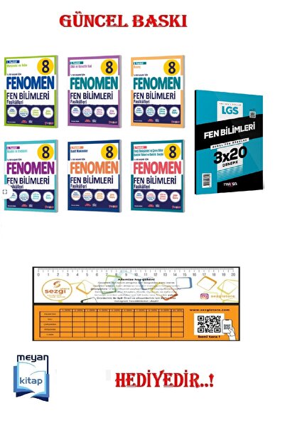 Fenomen Yayıncılık 8.Sınıf Fen Bilimleri Fasikül Seti (1-2-3-4-5-6. Sayılar) ...