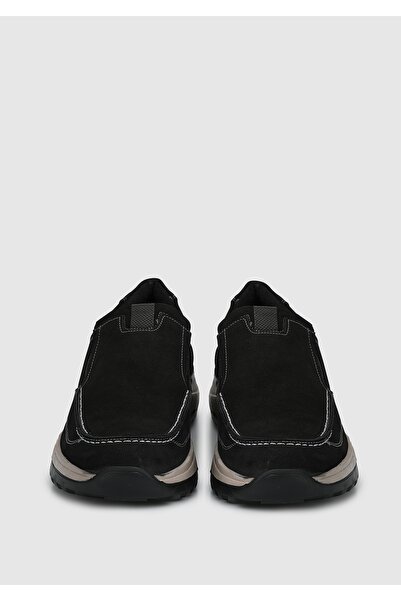 Provoq Black Leather Men's Shoes